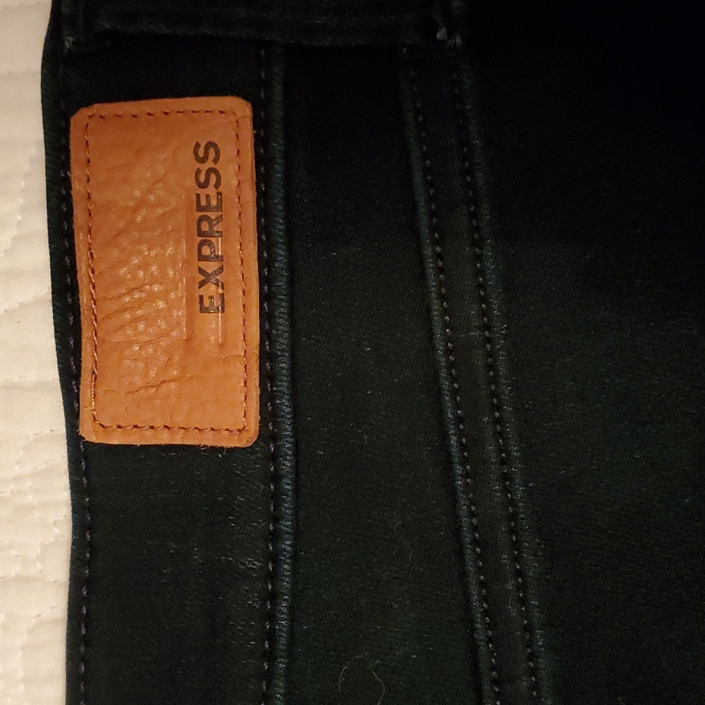 Express Dark Wash Skinny Jeans,  Size 2R, Jeans - Picture 10 of 14